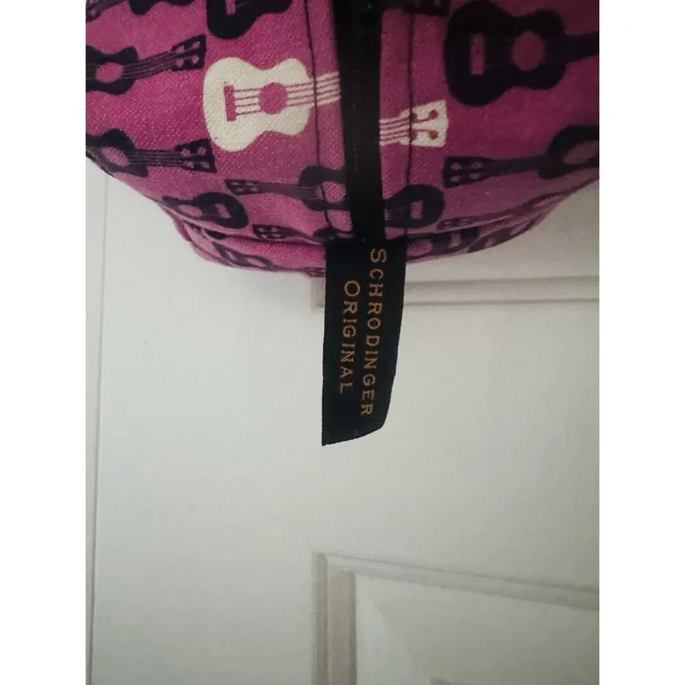 Pink Zipper Cosmetic Travel Bag Schrödinger Original